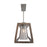 Capital Lighting Connor 5-Light Island, Black Wash Nickel/Clear