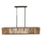 Capital Lighting Archer 6 Light Island, Wood/Black