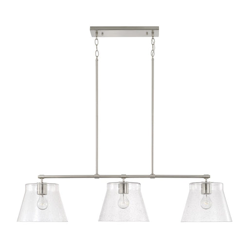 Capital Lighting Baker 3 Light Island, Clear Seeded