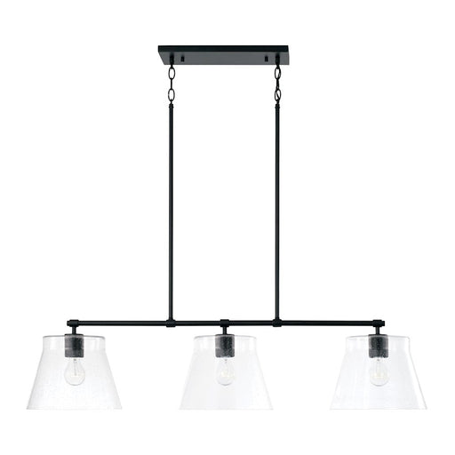 Capital Lighting Baker 3 Light Island, Clear Seeded