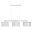 Capital Lighting Liam 3 Light Island, Light Wood/White/White