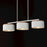 Capital Lighting Liam 3 Light Island, Light Wood/White/White