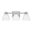 Capital Lighting Duncan 3 Light Bath Vanity, Nickel/Soft White