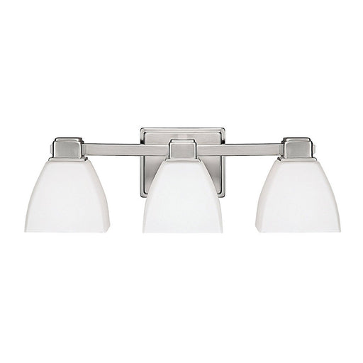 Capital Lighting Duncan 3 Light Bath Vanity, Nickel/Soft White