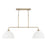 Homeplace Lighting Ross 2 Light Island, Brass