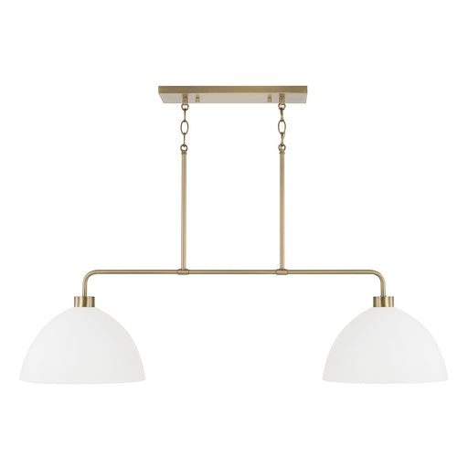 Homeplace Lighting Ross 2 Light Island, Brass