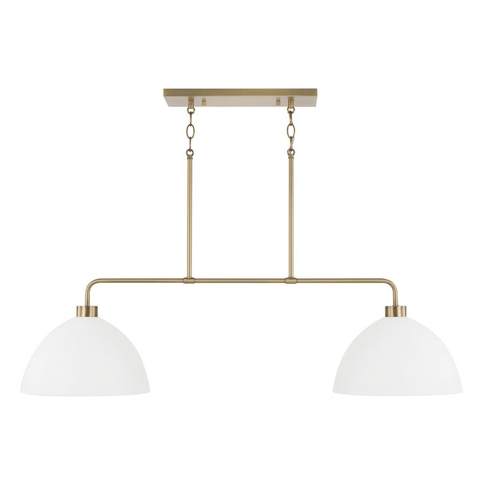Homeplace Lighting Ross 2 Light Island, Brass