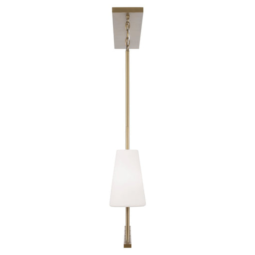Capital Lighting Averitt 4Lt Linear Chandelier, Brass/Soft White