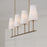 Capital Lighting Averitt 4Lt Linear Chandelier, Brass/Soft White