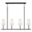 Capital Lighting Averitt 4Lt Linear Chandelier, Black/Soft White - 855241MB-550