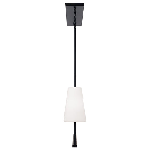 Capital Lighting Averitt 4Lt Linear Chandelier, Black/Soft White