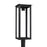 Capital Lighting Hunt 1 Light Outdoor Post-Lantern, Black/Clear