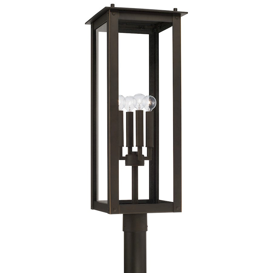 Capital Lighting Hunt 4 Light Outdoor Post-Lantern