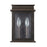 Capital Lighting BoLighton 2-Light Small Outdoor Wall Mount, Bronze/Antique