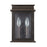 Capital Lighting BoLighton 2-Light Small Outdoor Wall Mount, Bronze/Antique