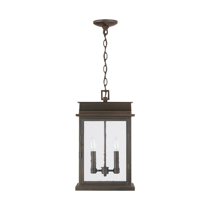 Capital Lighting BoLighton 2-Light Outdoor Hanging , Oiled Bronze/Antiqued