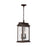 Capital Lighting BoLighton 2-Light Outdoor Hanging , Oiled Bronze/Antiqued