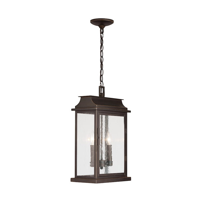 Capital Lighting BoLighton 2-Light Outdoor Hanging , Oiled Bronze/Antiqued