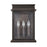 Capital Lighting BoLighton 3-Light Outdoor Wall Mount, Bronze/Antiqued