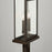Capital Lighting BoLighton 3-Light Outdoor Post Mount, Bronze/Antiqued