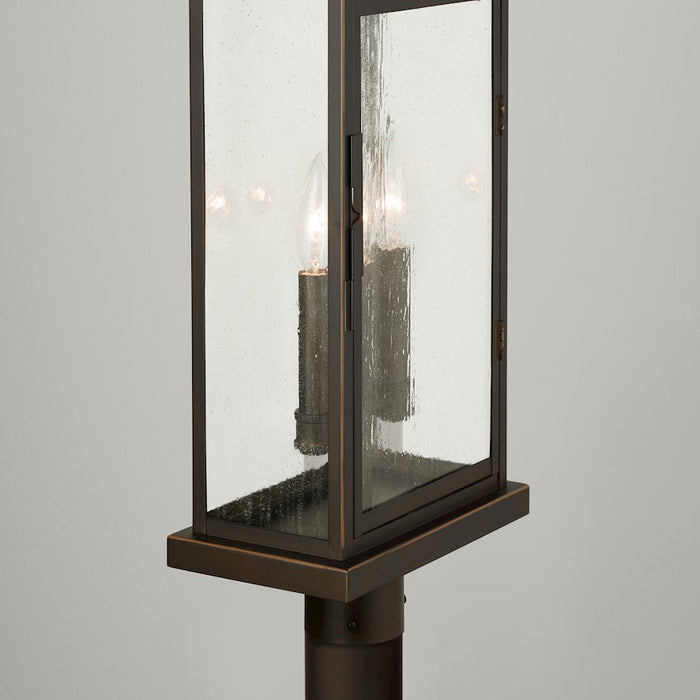 Capital Lighting BoLighton 3-Light Outdoor Post Mount, Bronze/Antiqued