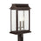 Capital Lighting BoLighton 3-Light Outdoor Post Mount, Bronze/Antiqued