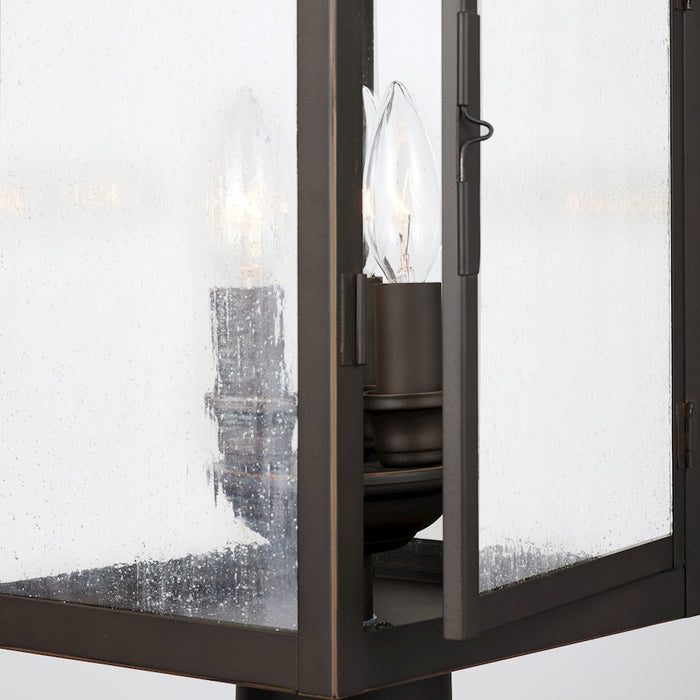 Capital Lighting Sutter Creek 3-Light Outdoor Post Mount, Bronze/Antique