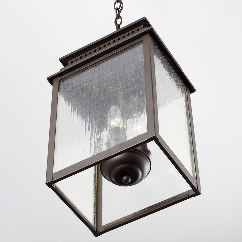 Capital Lighting Sutter Creek 3-Light Outdoor Hanging, Bronze/Antique