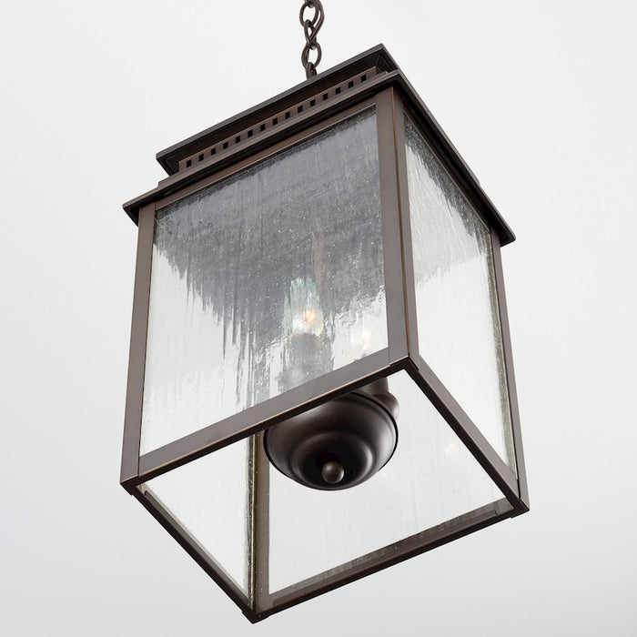Capital Lighting Sutter Creek 3-Light Outdoor Hanging, Bronze/Antique