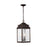 Capital Lighting Sutter Creek 3-Light Outdoor Hanging, Bronze/Antique