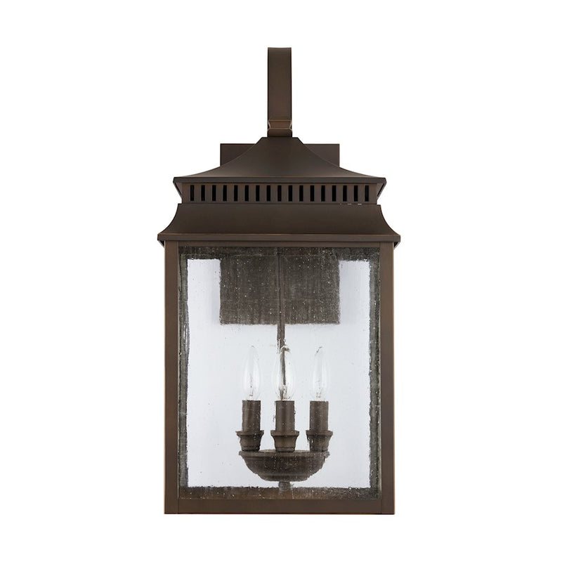 Capital Lighting Sutter Creek 4-Light Outdoor Wall Mount, Bronze/Antique