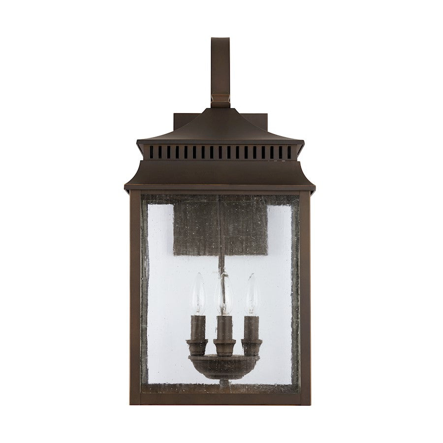 Capital Lighting Sutter Creek 4-Light Outdoor Wall Mount, Bronze/Antique