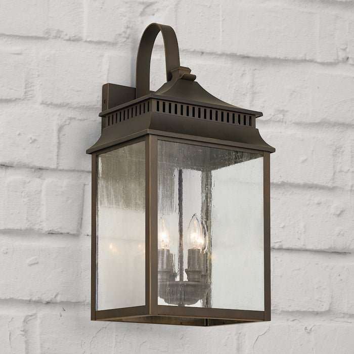 Capital Lighting Sutter Creek 4-Light Outdoor Wall Mount, Bronze/Antique