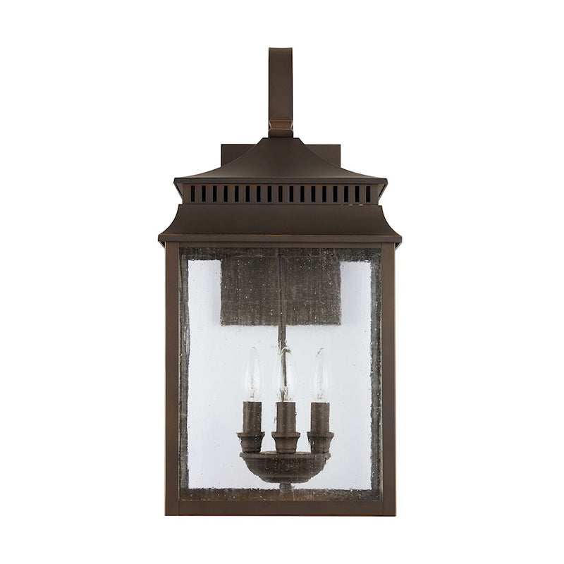 Capital Lighting Sutter Creek 4-Light Outdoor Wall Mount, Bronze/Antique