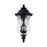 Capital Lighting Ashford 2-Light Small Outdoor Wall Mount, Black/Water