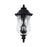 Capital Lighting Ashford 2-Light Small Outdoor Wall Mount, Black/Water