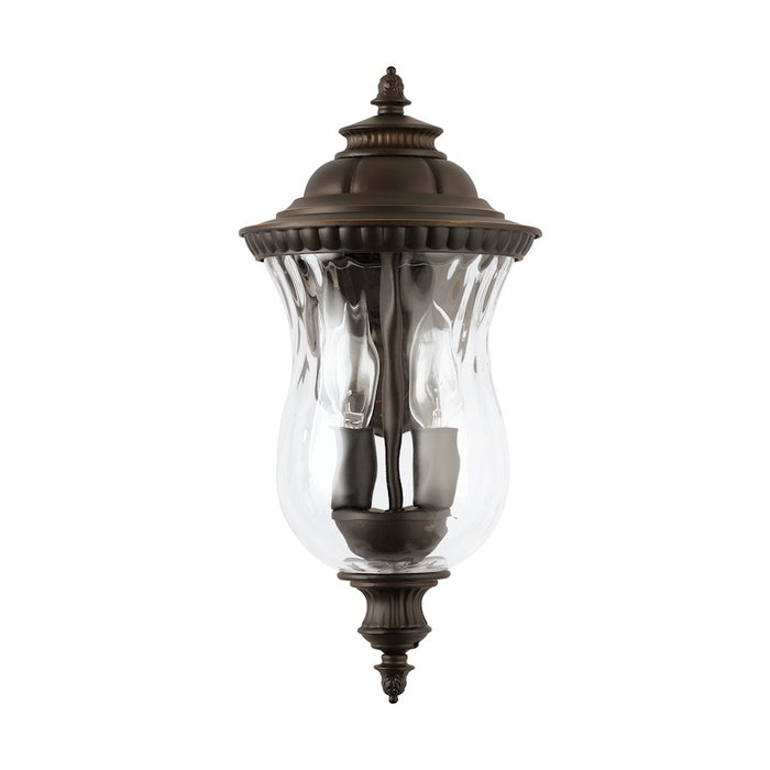 Capital Lighting Ashford 2-Light Small Outdoor Wall Mount, Bronze/Water