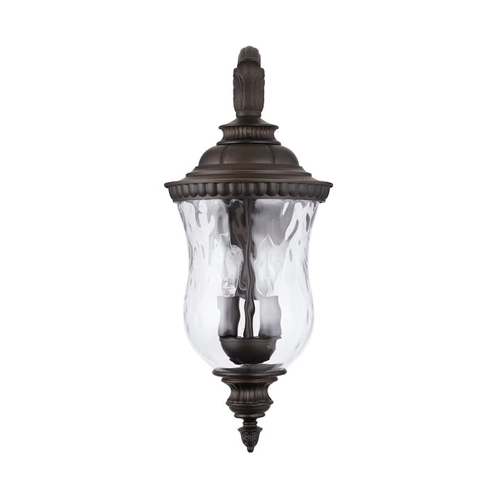 Capital Lighting Ashford 2-Light Large Outdoor Wall Mount, Bronze/Water