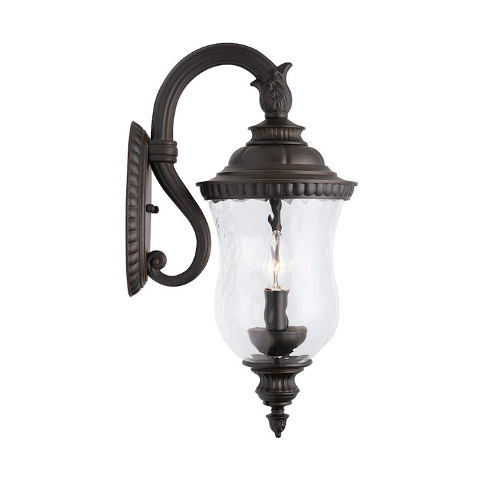 Capital Lighting Ashford 2-Light Large Outdoor Wall Mount, Bronze/Water