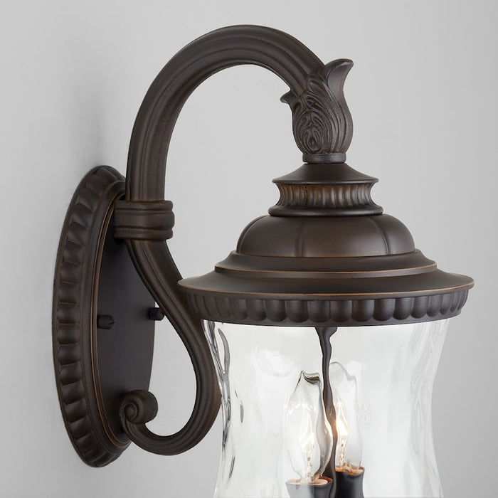 Capital Lighting Ashford 2-Light Large Outdoor Wall Mount, Bronze/Water