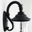 Capital Lighting Ashford 3-Light Outdoor Wall Mount, Black/Water