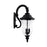 Capital Lighting Ashford 3-Light Outdoor Wall Mount, Black/Water
