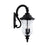 Capital Lighting Ashford 3-Light Outdoor Wall Mount, Black/Water
