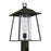 Capital Lighting Durham 1 Light Post Lantern, Clear