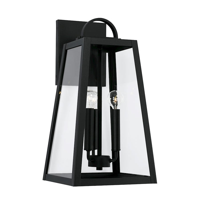 Capital Lighting Leighton Outdoor Wall Lantern, Black