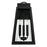 Capital Lighting Leighton Outdoor Wall Lantern, Black