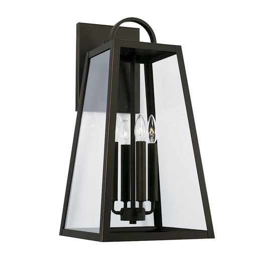 Capital Lighting Leighton Outdoor Wall Lantern, Black