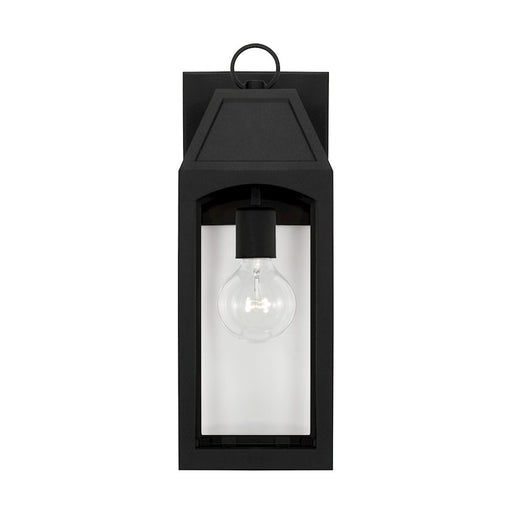 Capital Lighting Burton 1 Light 6" Outdoor Wall Lantern, Medium, Bk
