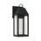 Capital Lighting Burton 6" Outdoor Wall Lantern, Twist Lock, Bk