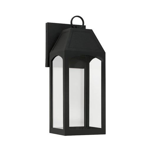 Capital Lighting Burton 6" Outdoor Wall Lantern, Twist Lock, Bk
